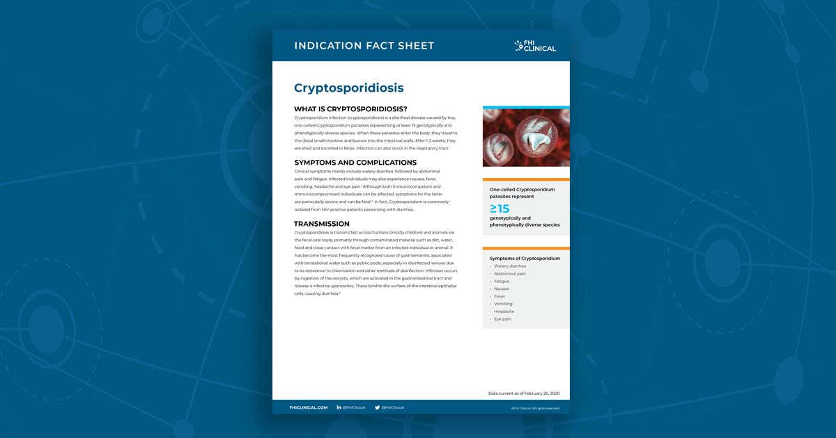 Read more about the article Cryptosporidiosis Fact Sheet