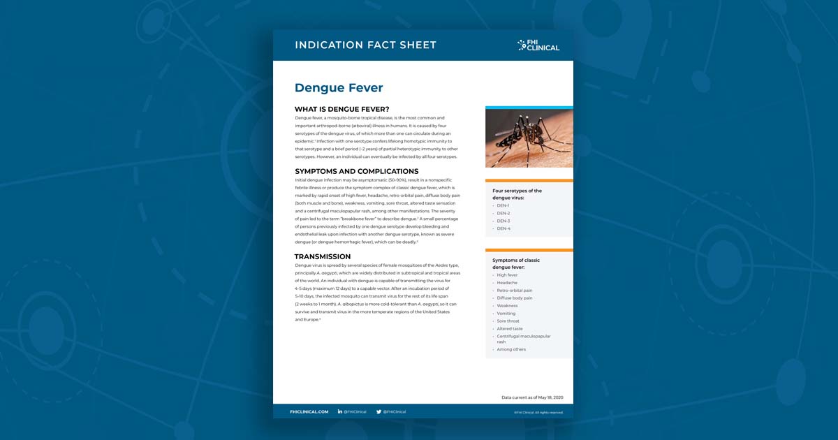 Read more about the article Dengue Fever Fact Sheet