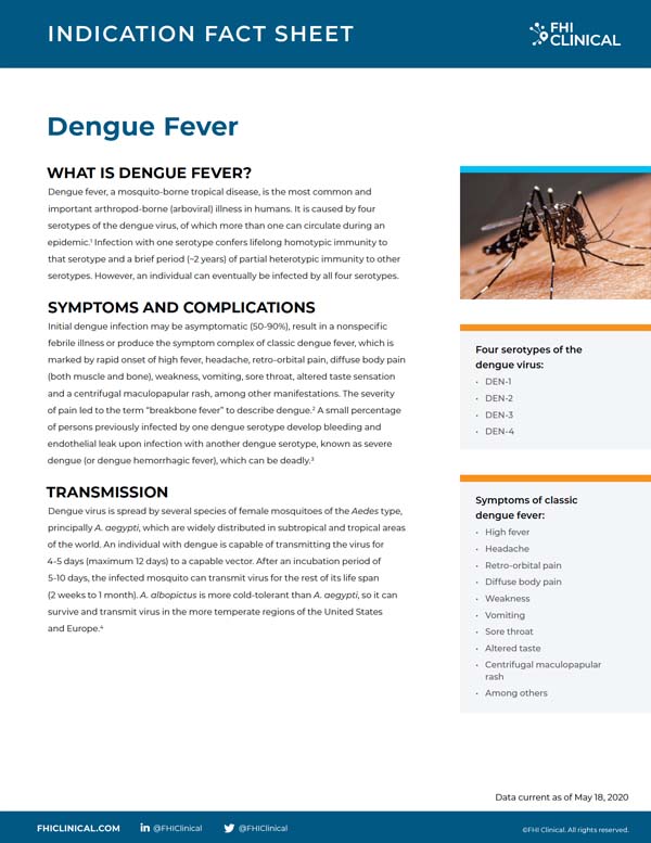 Dengue Fever Fact Sheet