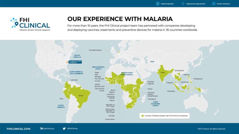 Our Clinical Trial Experience With Malaria